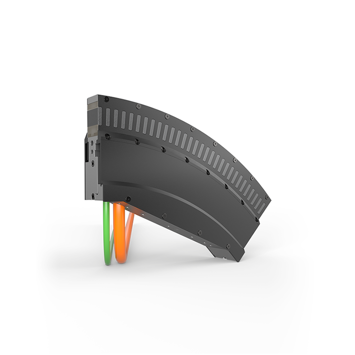 AT2041 | Motor module, 45° curved segment, with connection cables for infeed