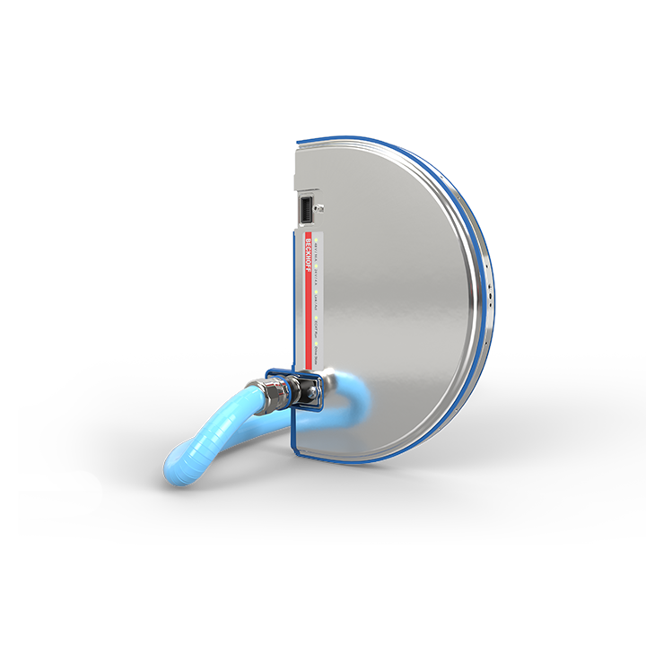 ATH2051 | Motor module, 180° curved segment, with straight infeed