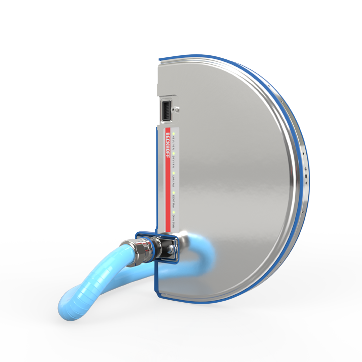 ATH2051 | Motor module, 180° curved segment, with straight infeed