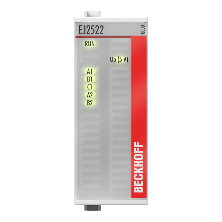 EJ2522 | EtherCAT plug-in module, 2-channel pulse train output, incr. enc. simulation, RS422, 50 mA