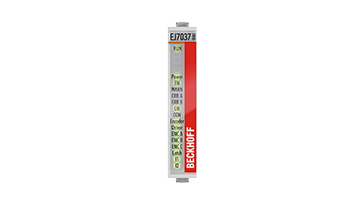 EJ7037 | EtherCAT plug-in module, 1-channel motion interface, stepper motor, 24 V DC, 1.5 A, with incremental encoder