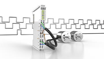 EL5162 | EtherCAT-Klemme, 2-Kanal-Encoder-Interface, inkremental, 24 V DC HTL, 100 kHz, 2 x ABC