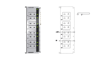 ELM3348-0003 | EtherCAT Terminal, 8-channel analog input, temperature, thermocouple, 24 bit, high-precision, 1 ksps, Mini-TC universal