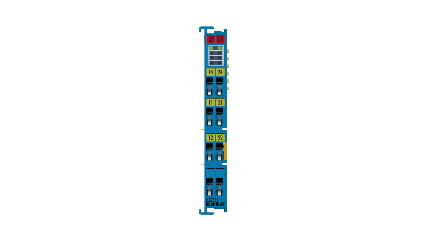 ELX2792 | EtherCAT Terminal, 2-channel solid state relay output, potential-free, Ex i