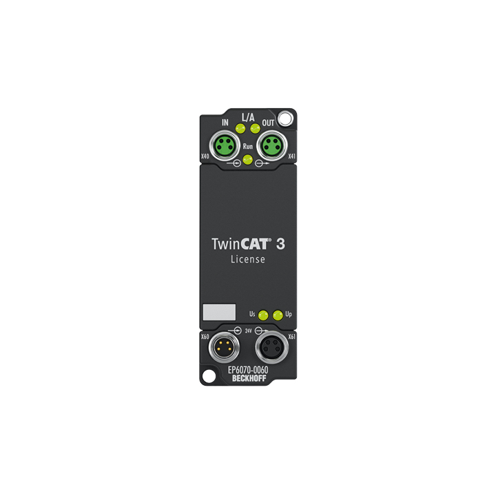 EP6070-0060 | EtherCAT Box, License-Key für TwinCAT 3.1