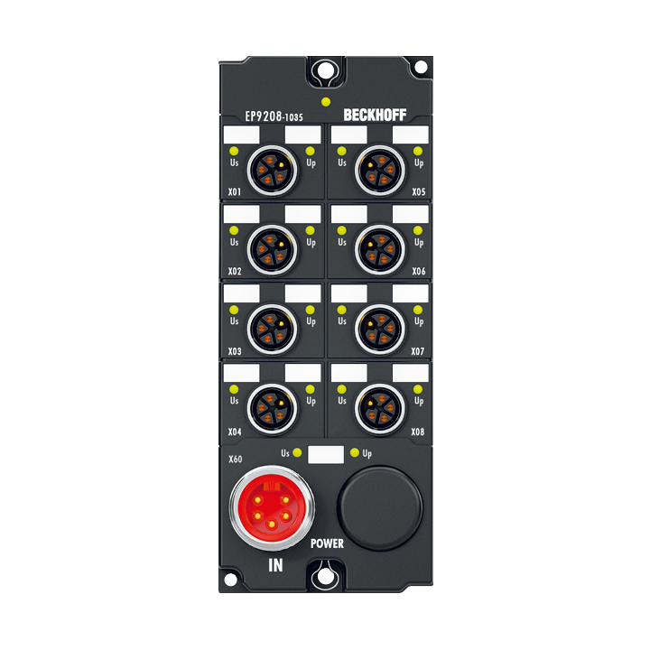 EP9208-1035 | EtherCAT Box, 8-Kanal-Powerverteilung, passiv, M12, L-kodiert