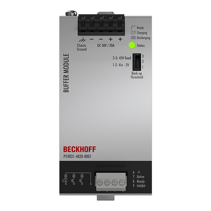 PS9031-4820-0001 | Buffer module PS9000; output: 48 V DC, 20 A, 100 ms; input: 48 V DC