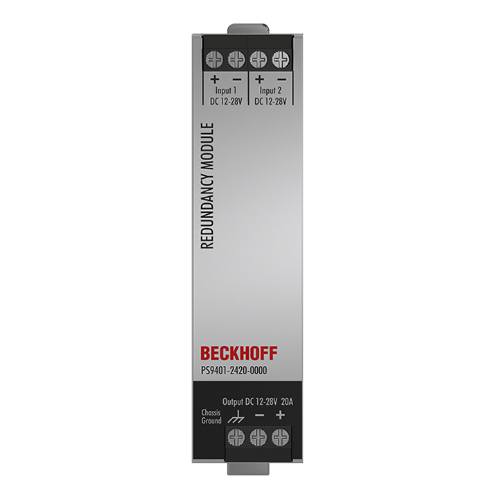 PS9401-2420-0000 | MOSFET Redundanzmodul PS9400; Eingang: 12…28 V DC, 2 x 10 A; Ausgang: 12…28 V DC, 1 x 20 A