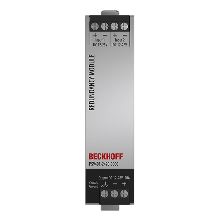 PS9401-2420-0000 | MOSFET redundancy module PS9400; input: 12…28 V DC, 2 x 10 A; output: 12…28 V DC, 1 x 20 A