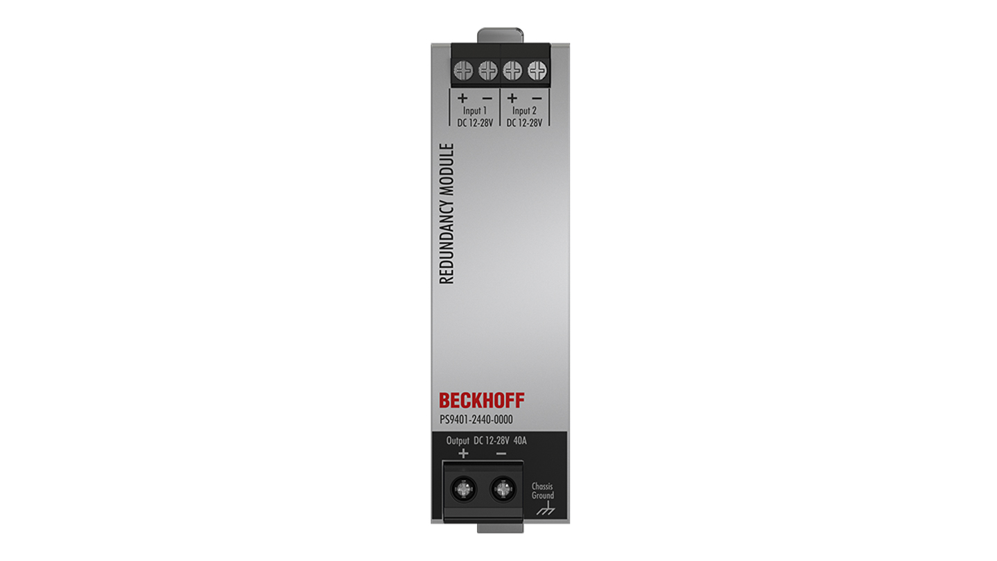 PS9401-2440-0000 | MOSFET redundancy module PS9400; input: 12…28 V DC, 2 x 20 A; output: 12…28 V DC, 1 x 40 A