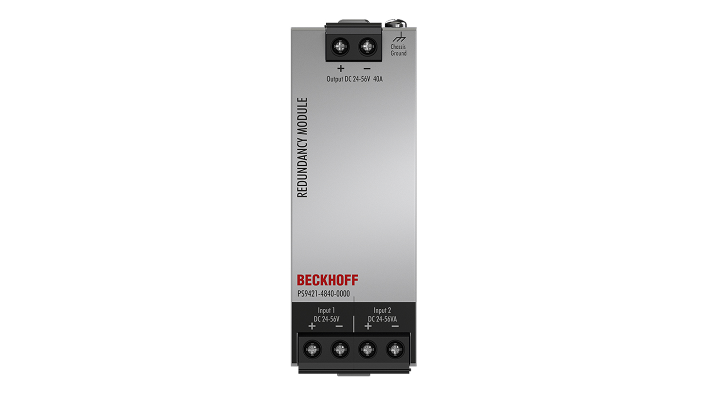 PS9421-4840-0000 | MOSFET redundancy module PS9400; input: 24…56 V DC, 2 x 20 A; output: 24…56 V DC, 1 x 40 A