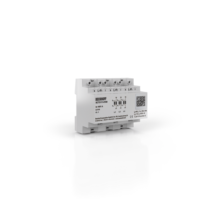 SCT3111-0060 | 3-Phasen-Durchsteck-Stromwandler für Primärstrom 3 x 60 A AC, Genauigkeitsklasse 1