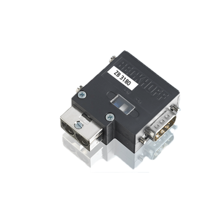 ZB3180 | 9-pin D-sub connector (RS232/RS485) with switchable termination resistor