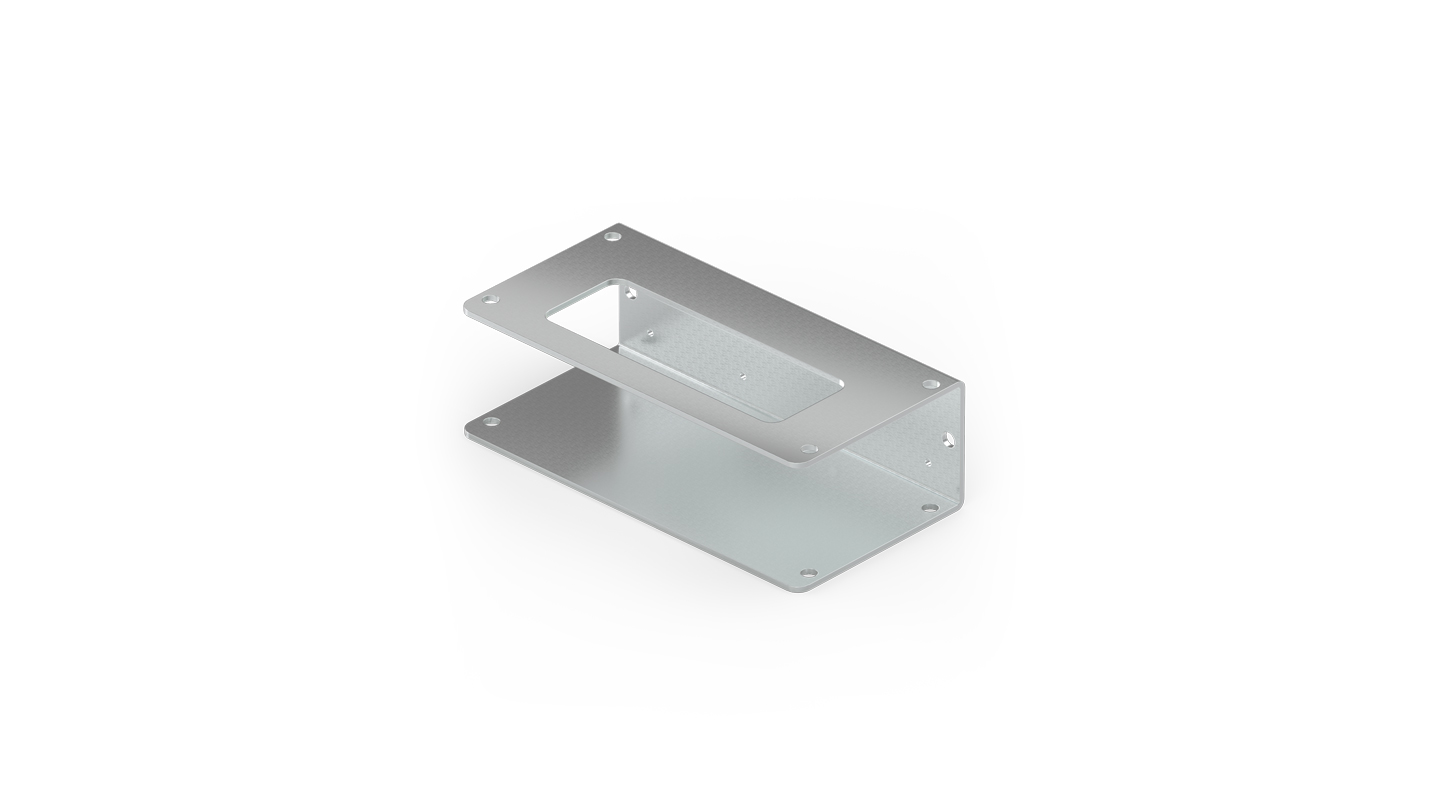 ZS5300-0004 | Universal mounting bracket for EtherCAT, EtherCAT P or Extension Box, stainless steel