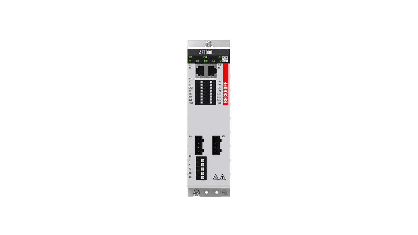 AF1207-1xxx | Economy variable frequency drive, single-phase, dual-axis module, 0.75 kW