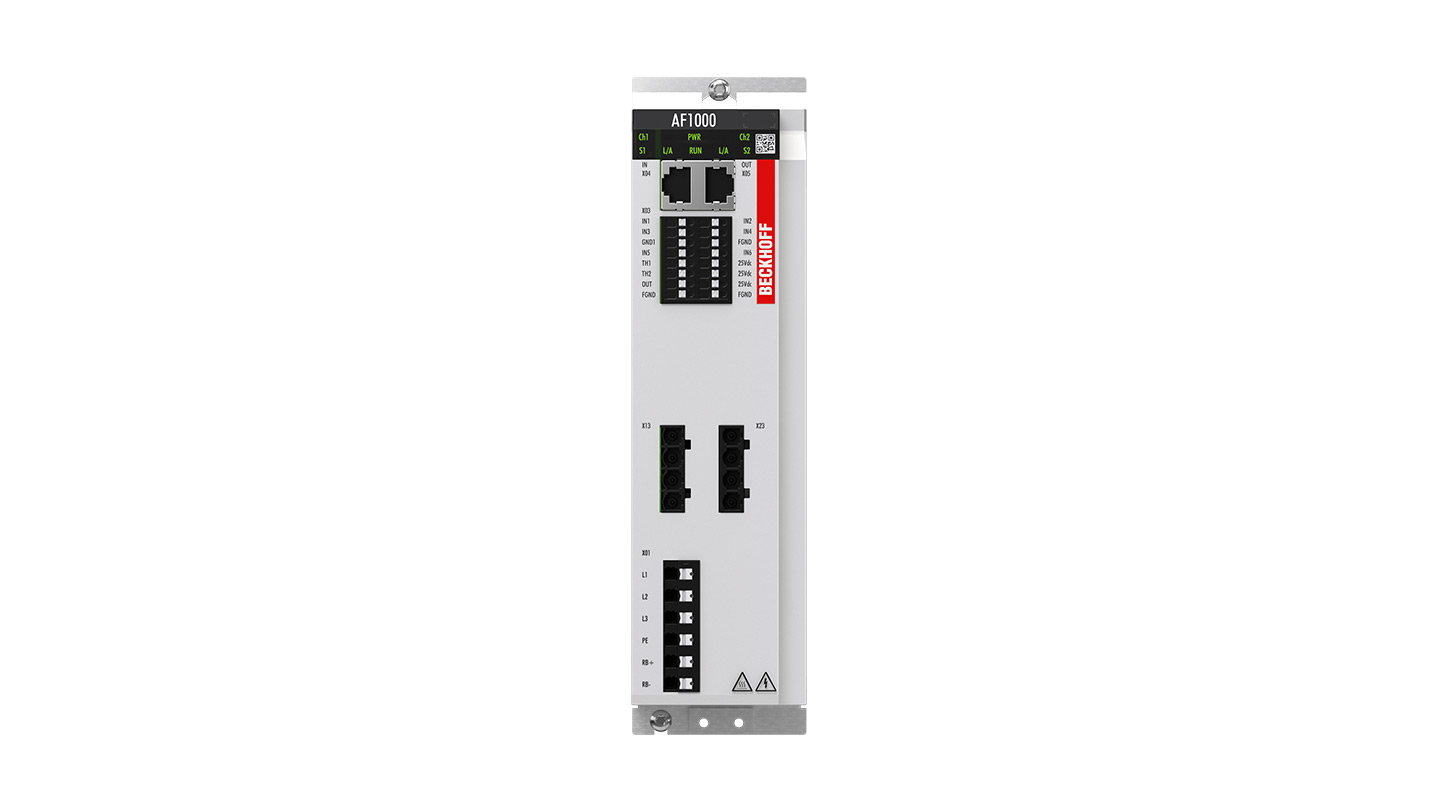 AF1222-3xxx | Economy variable frequency drive, three-phase, dual-axis module, 2.2 kW