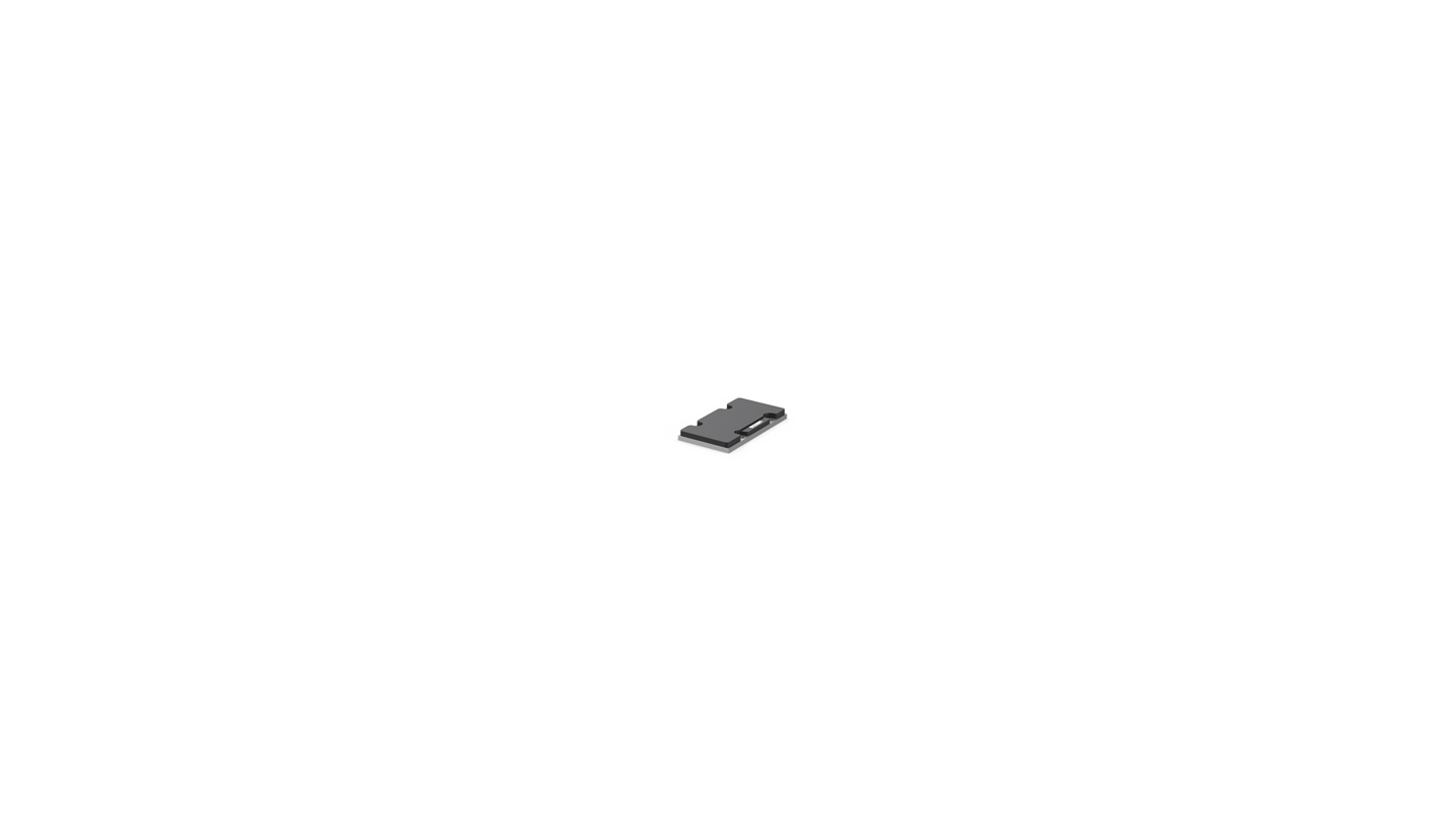 AL8521-0000-0000 | Magnetplatte Baubreite W2, Sekundärteil für AL8x2x, Länge 96 mm