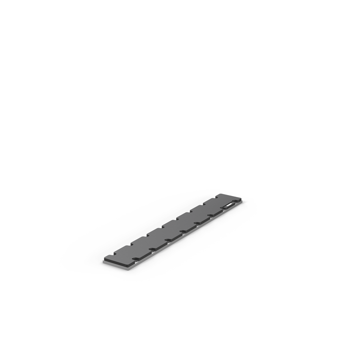 AL8523-0000-0000 | Magnetplatte Baubreite W2, Sekundärteil für AL802x, Länge 384 mm