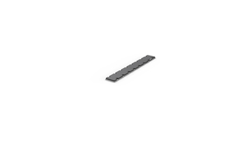 AL8523-0000-0000 | Magnetic plate overall width W2, secondary part for AL8x2x, length 384 mm