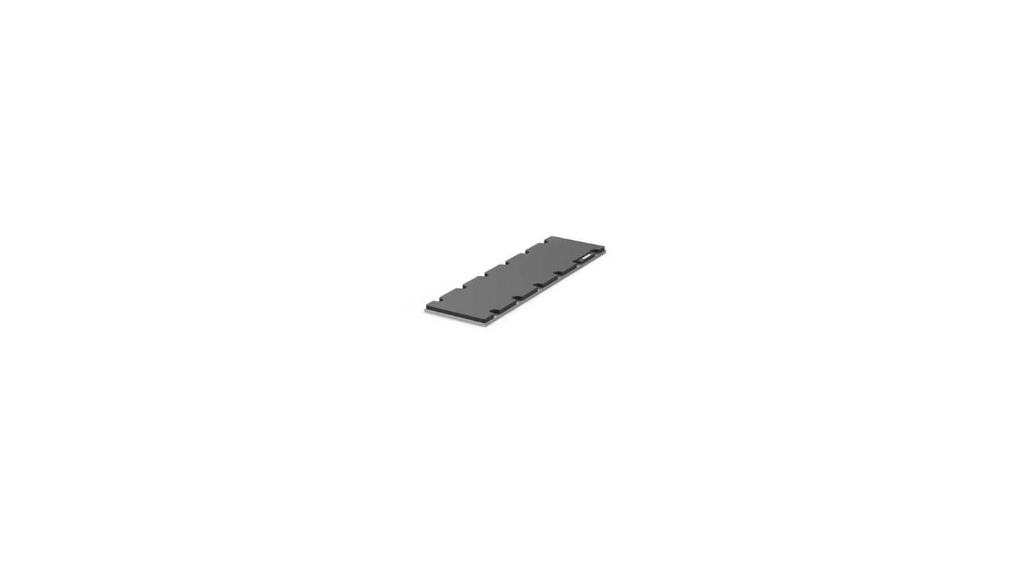 AL8542-0000-0000 | Magnetic plate overall width W4, secondary part for AL804x, length 288 mm