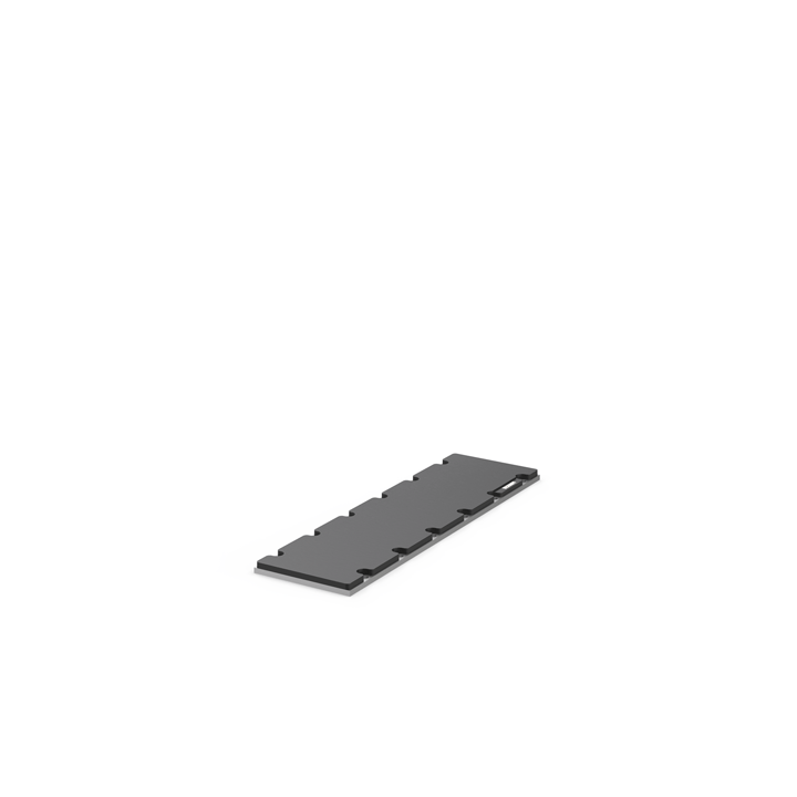 AL8542-0000-0000 | Magnetic plate overall width W4, secondary part for AL804x, length 288 mm