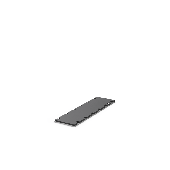 AL8542-0000-0000 | Magnetic plate overall width W4, secondary part for AL804x, length 288 mm