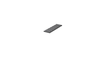 AL8542-0000-0000 | Magnetic plate overall width W4, secondary part for AL804x, length 288 mm
