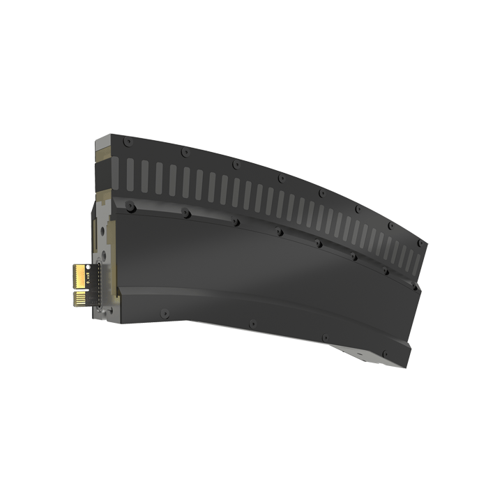 AT2020 | Motor module, 22.5° curved segment, without infeed