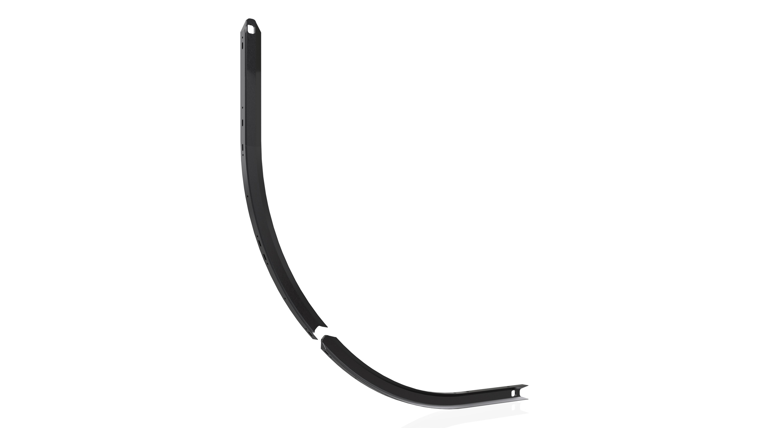 AT9025 | Guide rail, -22.5° curved segment, without lock