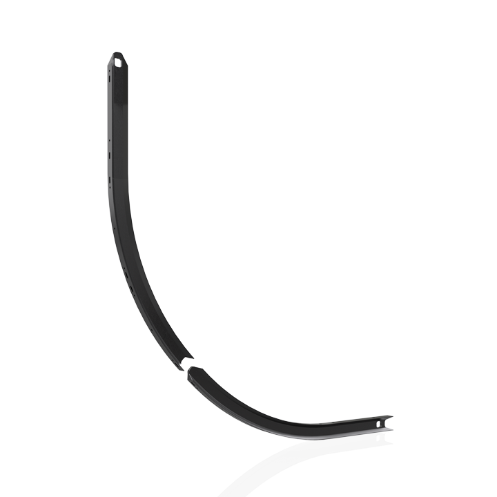 AT9025 | Guide rail, -22.5° curved segment, without lock