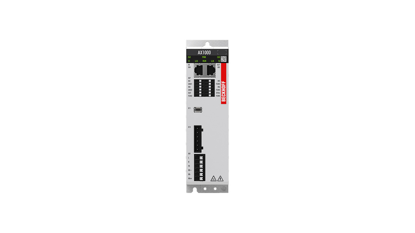 AX1103-1201-0000 | Economy servo drive, single-phase, single-axis module, 3.4 A