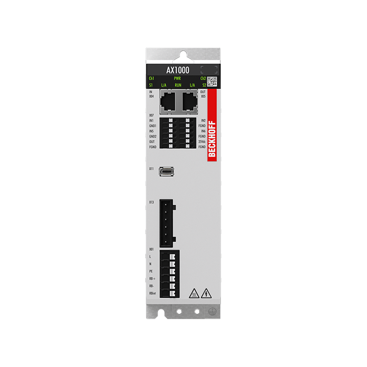 AX1101-1101-0000 | Economy servo drive, single-phase, single-axis module, 1.65 A