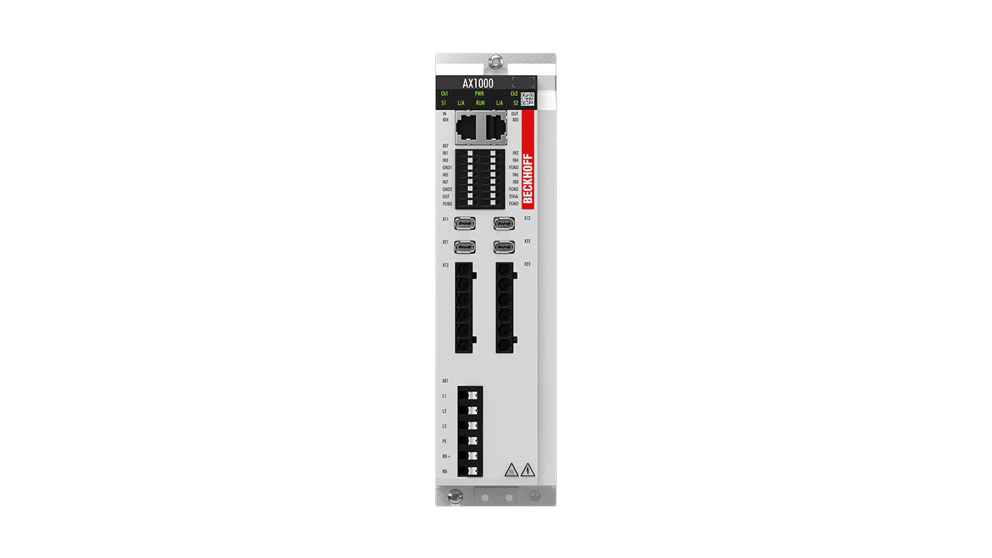 AX1203-3xxx | Economy servo drive, three-phase, dual-axis module, 3.0 A