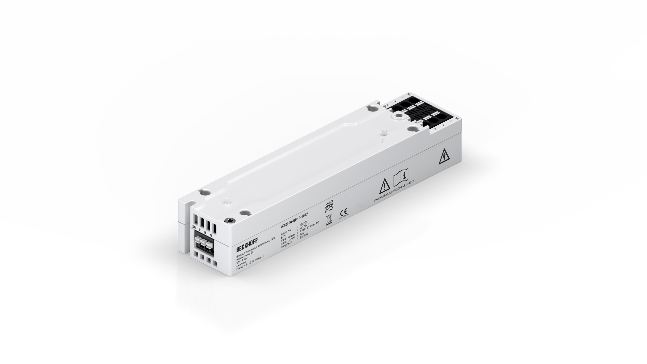 AX2090-NF10-1012 | Power supply | Footprint filter for AX1000