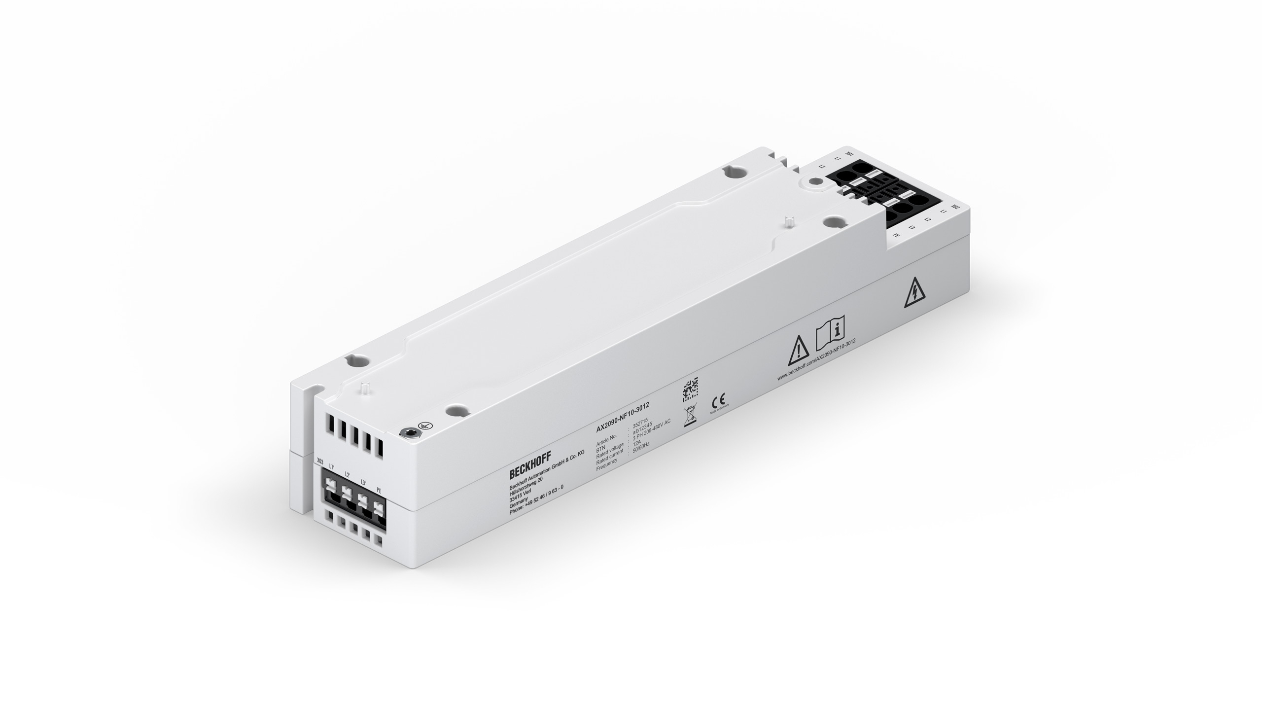AX2090-NF10-3012 | Power supply | footprint filter for AX1000