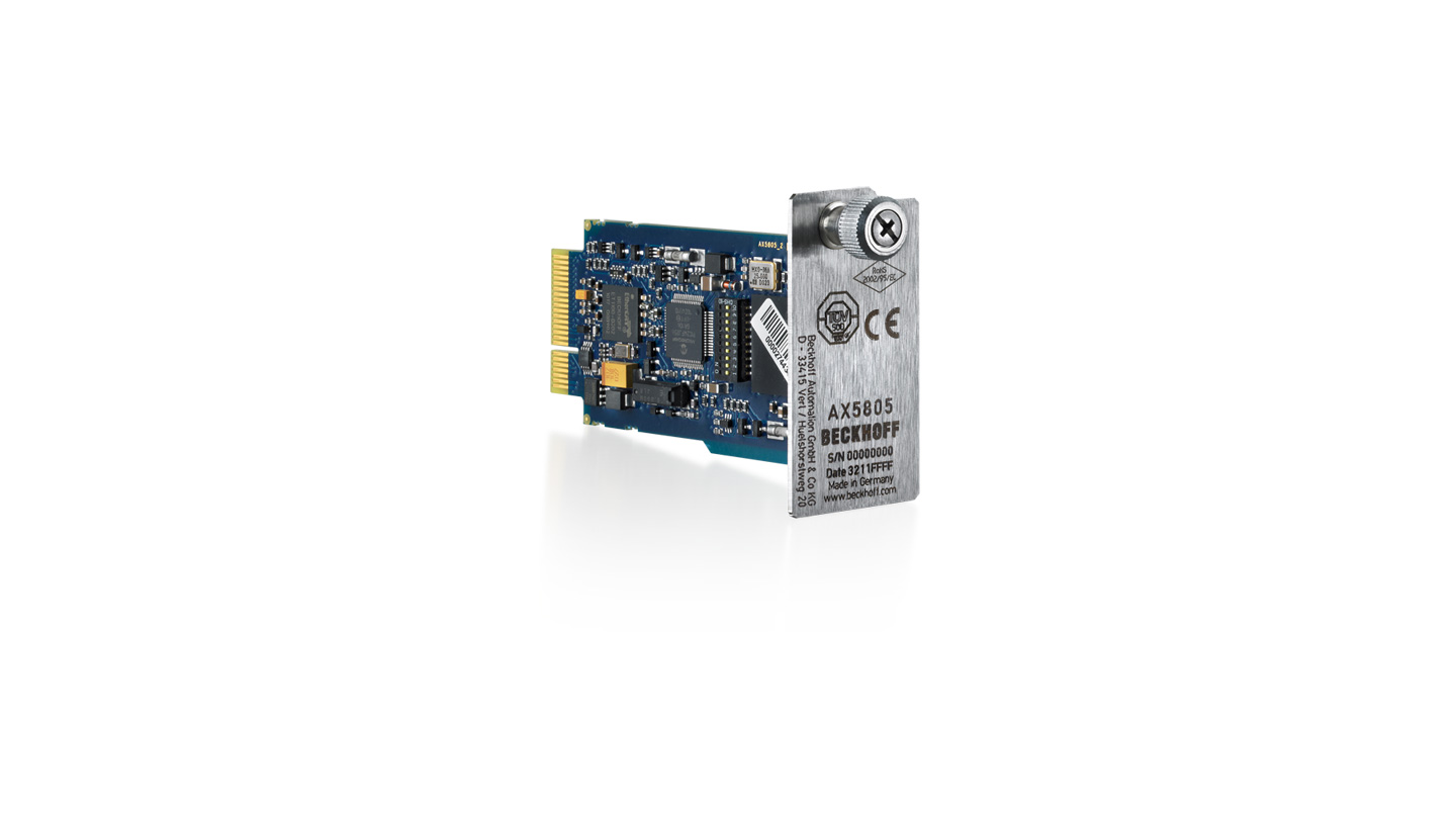 AX5805 | TwinSAFE drive option card | Beckhoff USA