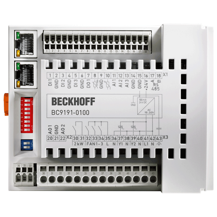 9191 0100 Building Automation Room Controller Beckhoff Usa