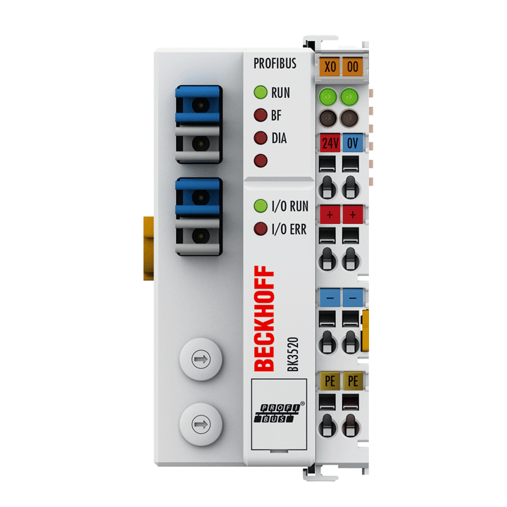 BK3520 | PROFIBUS-Economy-plus-Buskoppler, LWL (12 MBaud)