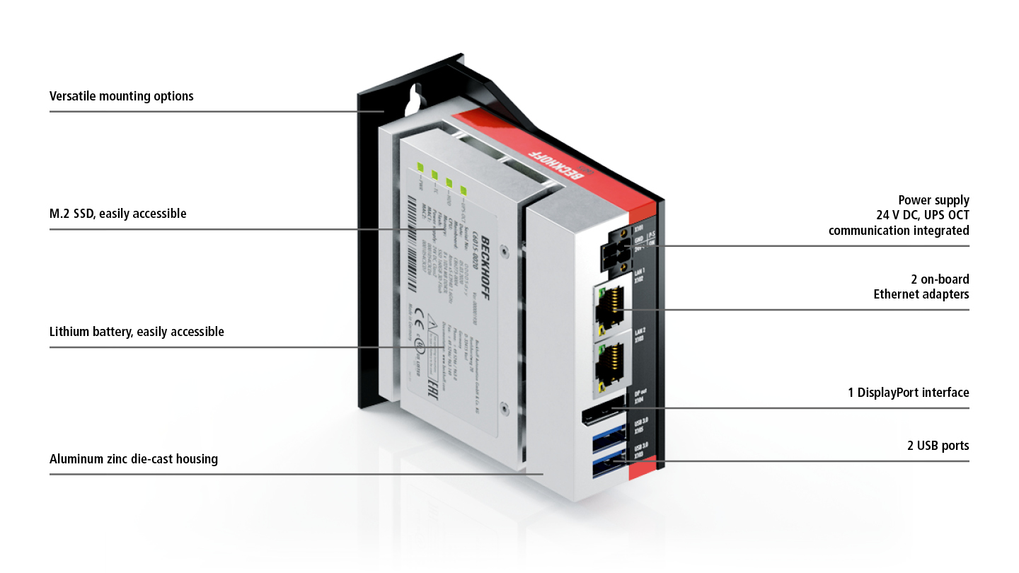 C6015 | Fanless ultra-compact Industrial PC