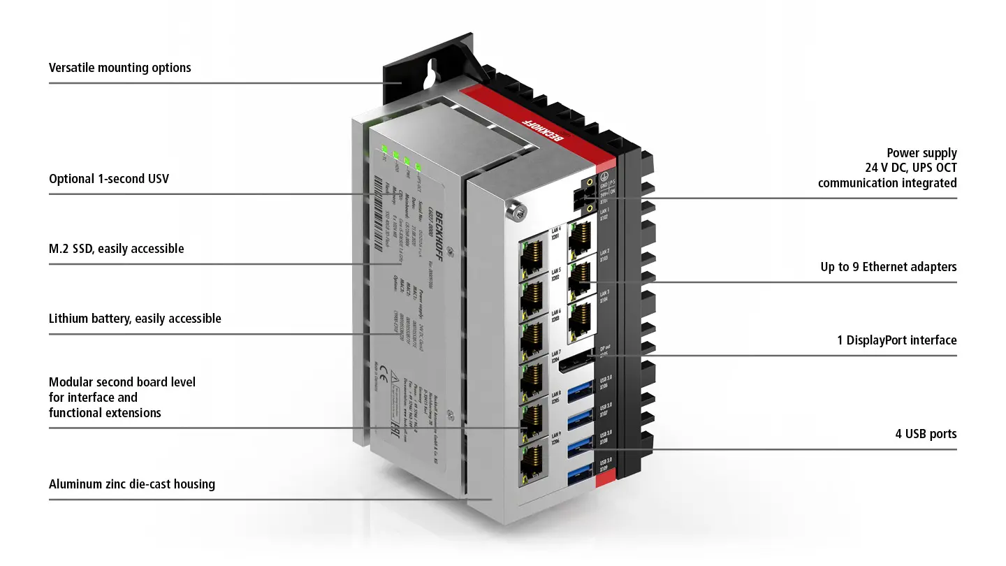 C6027-0010 | Fanless ultra-compact Industrial PC | Beckhoff Worldwide