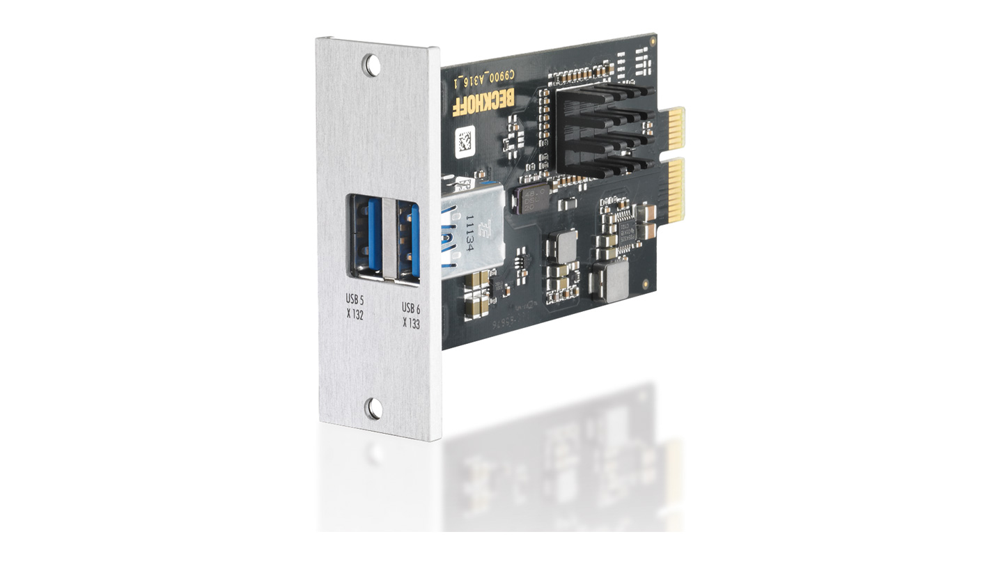 C9900-E277 | USB 3.0 PCIe module, 2 channels