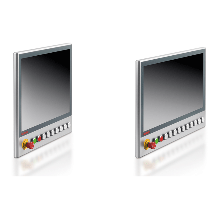 C9900-G02x | Push-button extension for CP39xx multi-touch panels with mounting arm