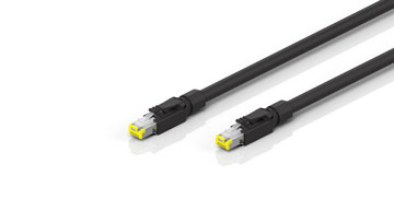 C9900-K671...K682 | CP-Link 4 cable, shielded, PVC, 4 x 2 x AWG23/7, fixed installation, black, Cat.6A