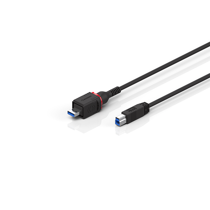 C9900-K939, -K940 | USB-Leitung, geschirmt, PVC, feste Verlegung, schwarz