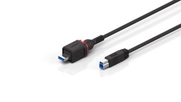 C9900-K939, -K940 | USB-Leitung, geschirmt, PVC, feste Verlegung, schwarz