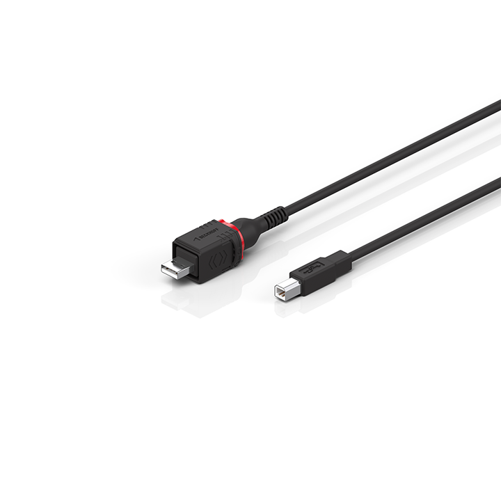 C9900-K942…K944 | USB cable, shielded, PVC, fixed installation, black
