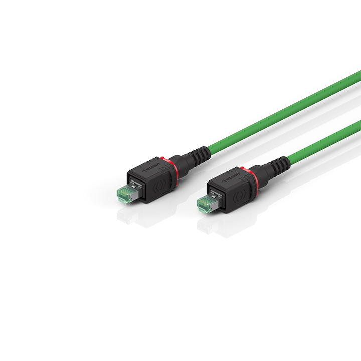 C9900-K948…K958 | Industrial Ethernet/EtherCAT cable, PUR, 4 x 2 x AWG26/7, fixed installation, green, Cat.6A