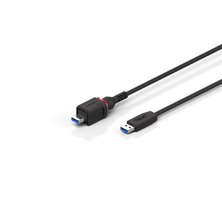 C9900-K986, -K987 | USB cable, shielded, PVC, fixed installation, black