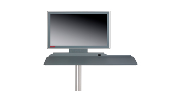 C9900-M423 | Keyboard and mouse shelf with integrated 2-port USB socket