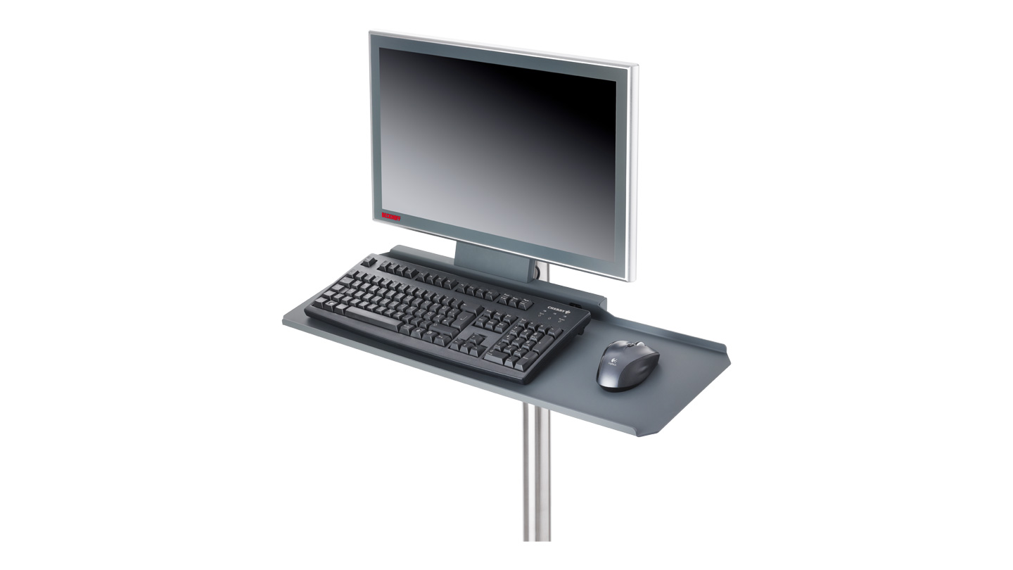 C9900-M423 | Keyboard and mouse shelf with integrated 2-port USB socket